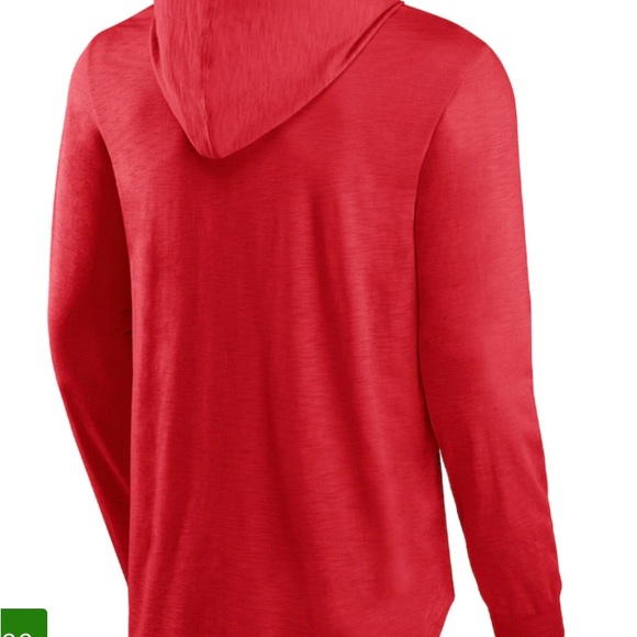 🆕 Kansas City Chiefs Fanatics Branded Front Runner Pullover Hoodie - Red - Picture 2 of 6